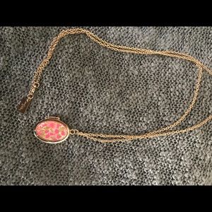 Lilly Pulitzer locket necklace